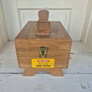 Kiwi Oak Shoe Server Box